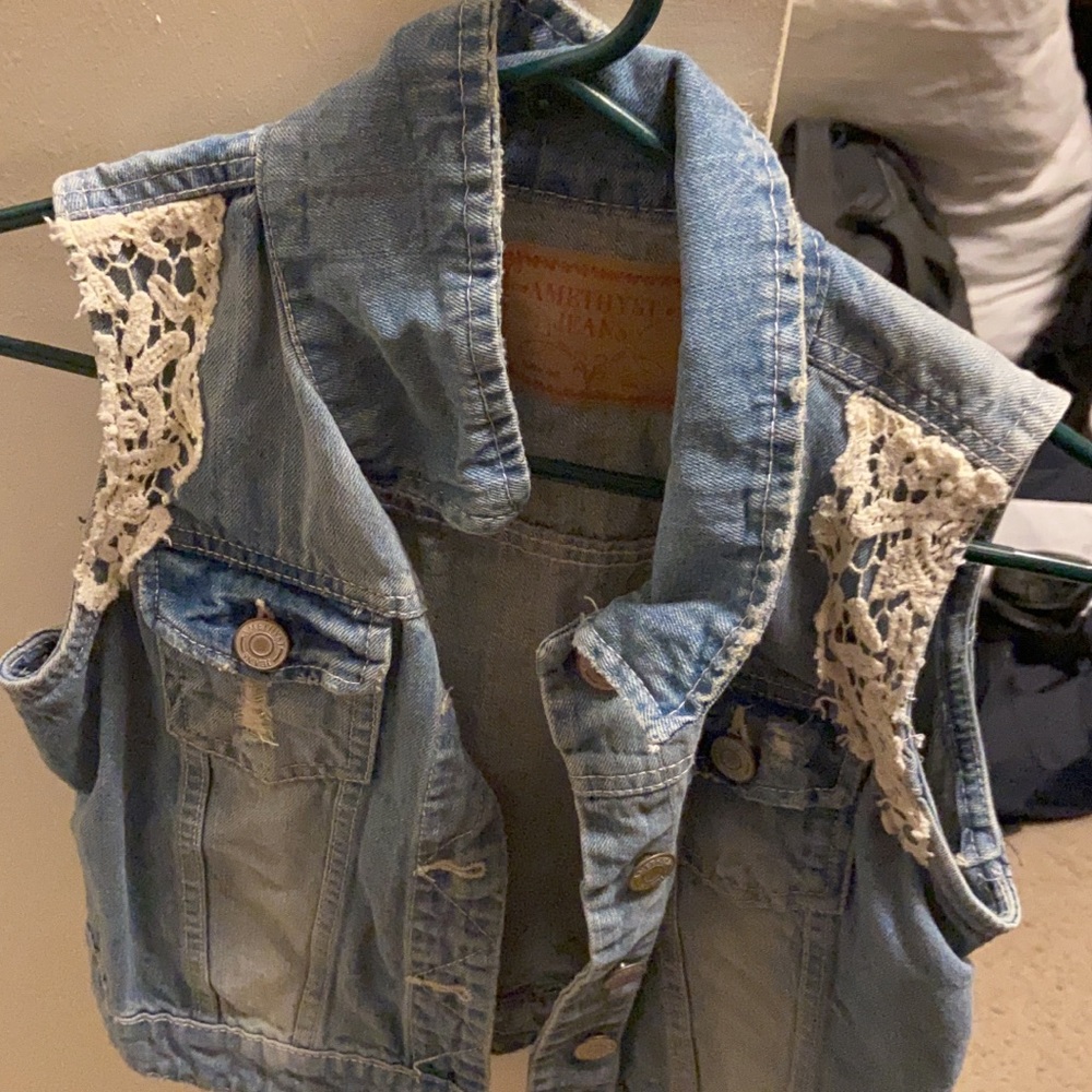 Amethyst Jean Vest